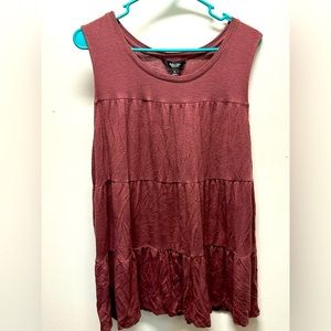 Vera Wang Babydoll Tank.  Size XL